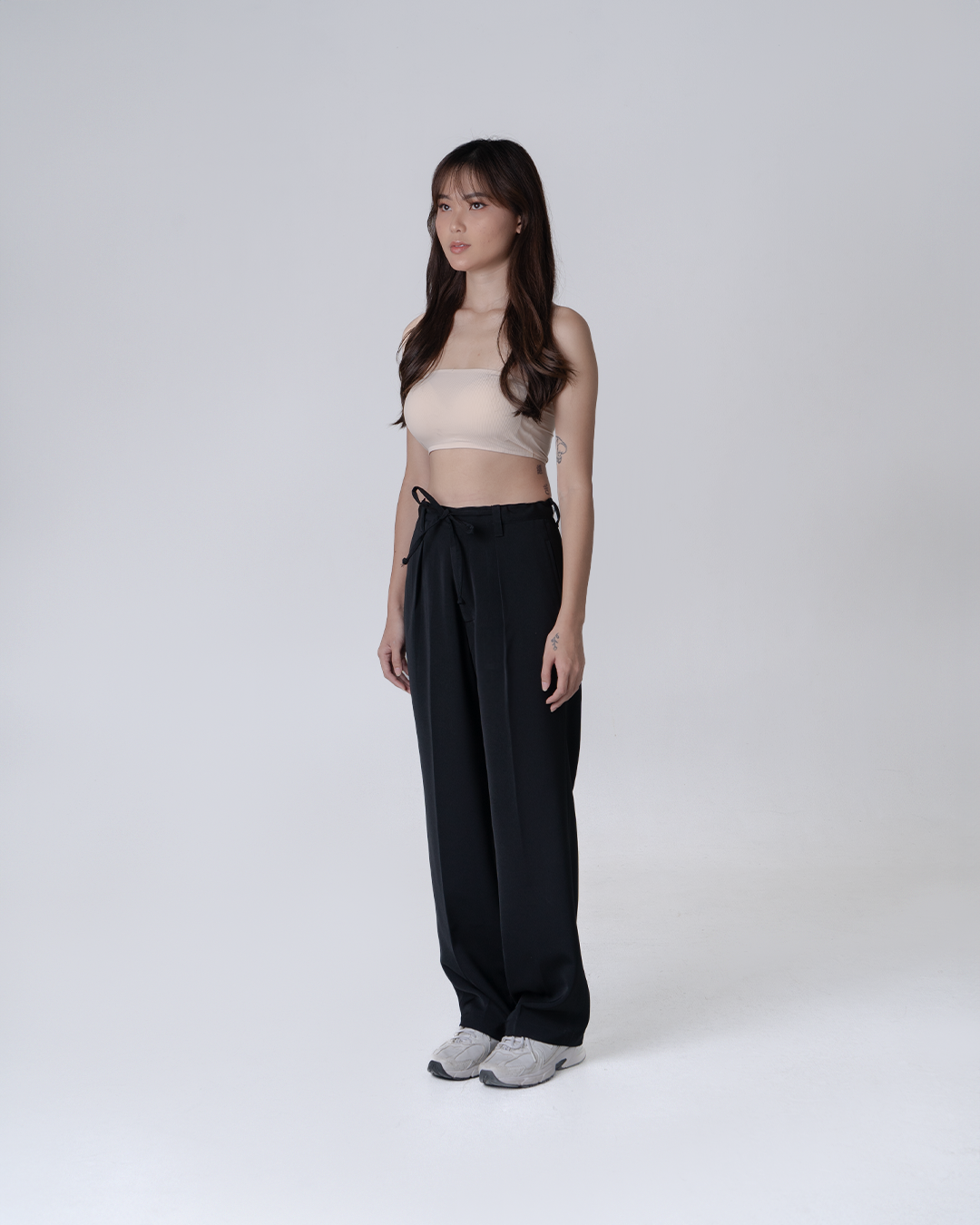 Noire Cotton-Poly Pants
